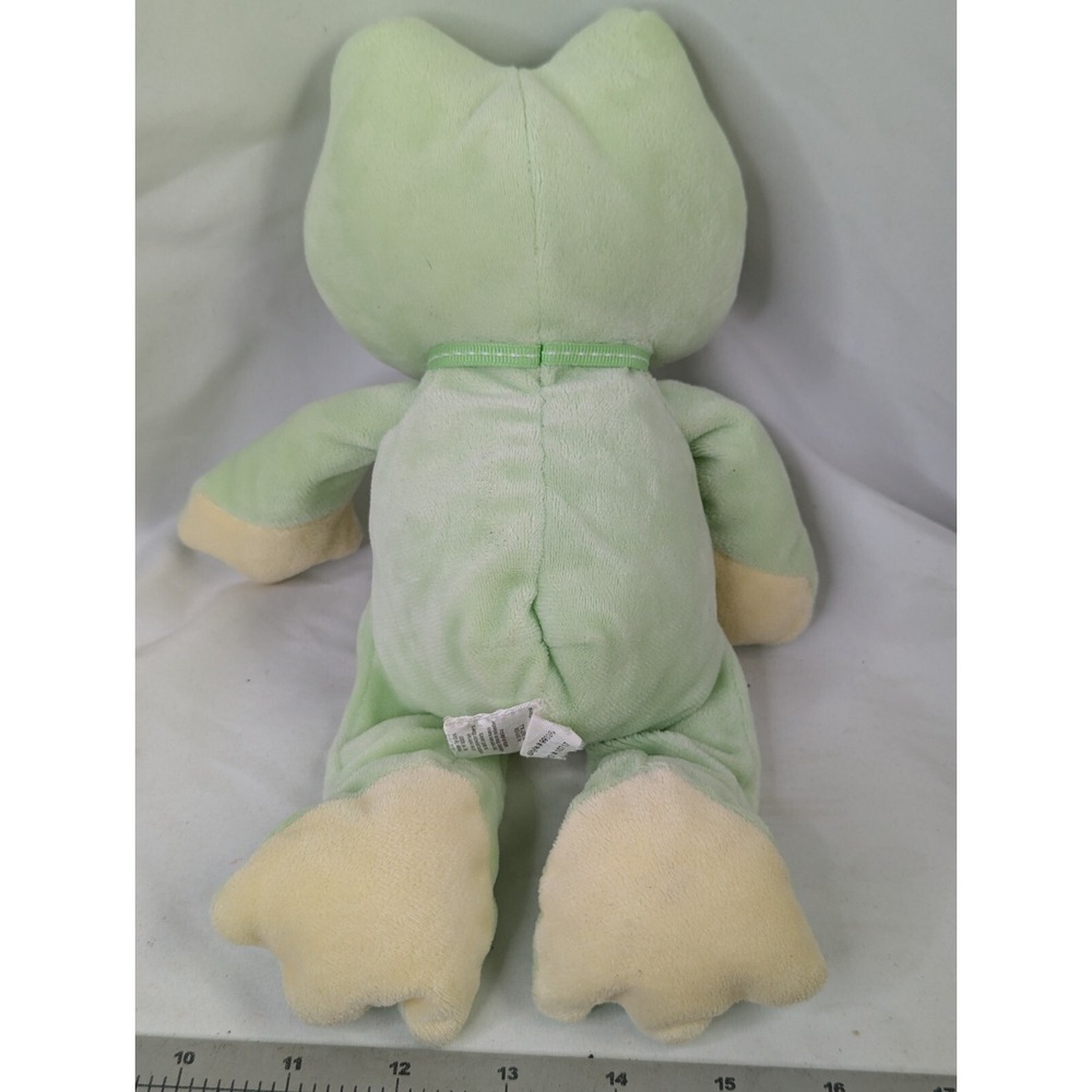 Carters Just One Year Green Frog Plush 11 Inch Kids Preferred Stuffed Animal Toy - Picture 5 of 8